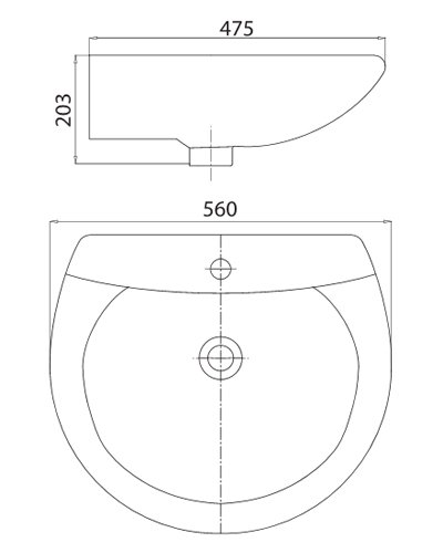 ban-ve-ky-thuat-lavabo-viglacera-bs409 Bản vẽ lavabo Viglacera BS409
