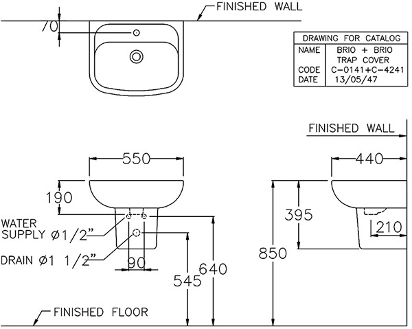 ban-ve-lavabo-cotto-c0141-c4241 Bản vẽ kỹ thuật lavabo chân ngắn C0141/C4241 Cotto