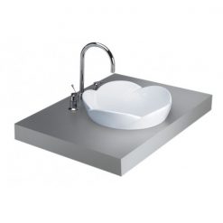 Chậu Rửa Lavabo COTTO C0001 Fleur Dương Bàn Chậu Rửa Lavabo