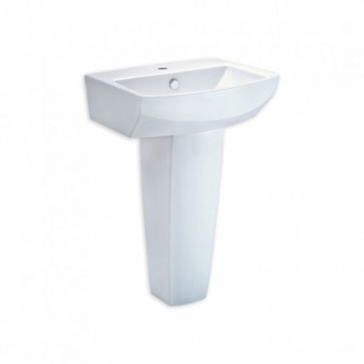 Chậu Lavabo COTTO C01517/C4150 Tetragon Chân Dài Chậu Rửa Lavabo