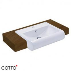 Chậu Rửa Mặt Lavabo COTTO C02237 Riviera Bán Âm Bàn Chậu Rửa Lavabo