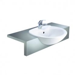 Chậu Rửa Mặt Lavabo COTTO C0240 Julia Bán Âm Bàn Chậu Rửa Lavabo