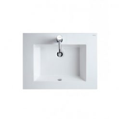 Chậu Rửa Lavabo Bàn Sứ CAESAR LF5032 Liền Bàn Chậu Rửa Lavabo