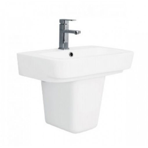 Bộ Chậu Rửa Lavabo Và Chân Ngắn Treo Tường Viglacera CD50 Chậu Rửa Lavabo