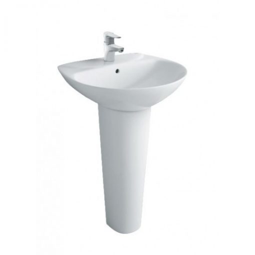 Chậu Lavabo Inax L-288V/L-288VD Treo Tường Kèm Chân Dài Chậu Rửa Lavabo