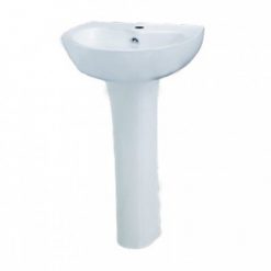 Chậu Rửa Mặt Lavabo Caesar Chân Dài L2150/P2445 Chậu Rửa Lavabo