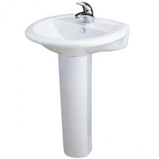 Chậu Rửa Lavabo Caesar Chân Đứng L2360/P2437 Chậu Rửa Lavabo