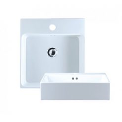 Chậu Rửa Lavabo CAESAR L5261 Đặt Bàn Chữ Nhật Chậu Rửa Lavabo