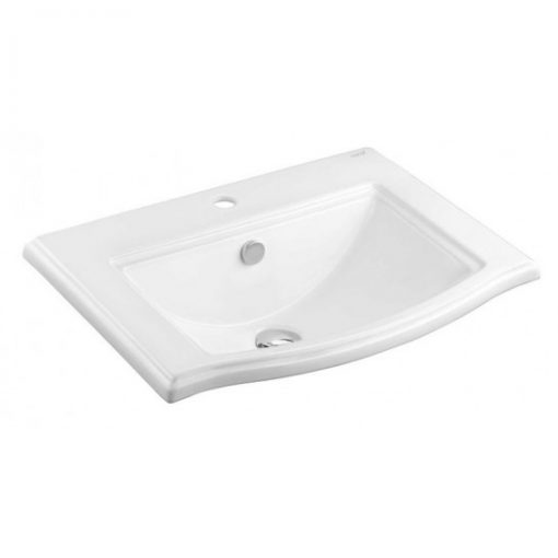 Chậu Rửa Mặt Lavabo COTTO C05897 Âm Bàn Dương Vành Classique Counter