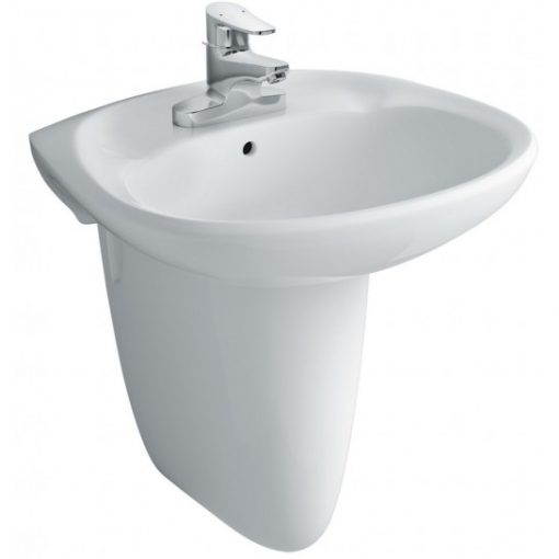 Lavabo Treo Tường Inax L-284V/L-284VC Kèm Chân Ngắn Chậu Rửa Lavabo