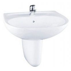 Lavabo TOTO LHT236CS Treo Tường Chân Ngắn Chậu Rửa Lavabo