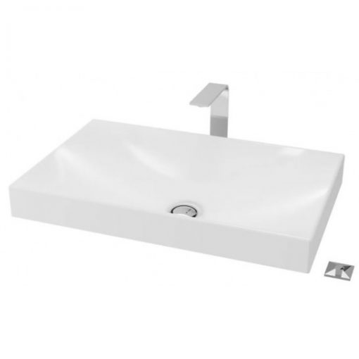 Chậu rửa mặt lavabo TOTO LW645JNW/F đặt bàn đá 660 x 420 - Tuấn Đức