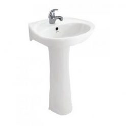 Chậu Lavabo Viglacera BS409/VI1T Chân Dài Chậu Rửa Lavabo