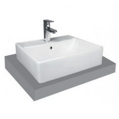 Chậu Rửa Lavabo Viglacera V42M Đặt Bàn Đá Chậu Rửa Lavabo