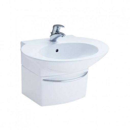 Chậu Rửa Mặt Lavabo COTTO SC01027 Charisma Chân Ngắn Chậu Rửa Lavabo