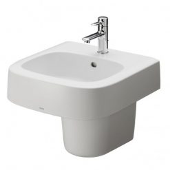 Chậu Lavabo TOTO LHT767CR Treo Tường Chân Ngắn Chậu Rửa Lavabo